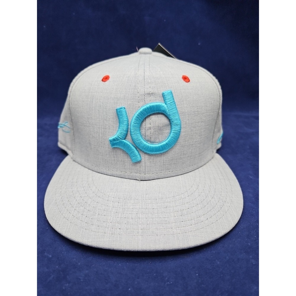 Kevin Durant KD Nike True Light Blue Satin Lined Snapback Hat New With Tags